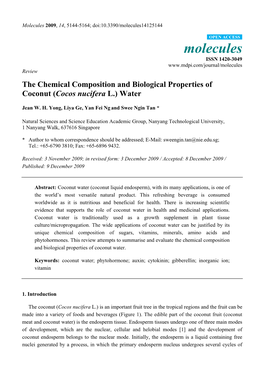 Cytokinins / Coconut Water