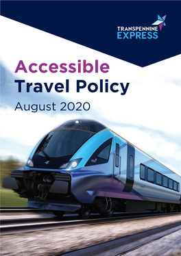 Accessible Travel Policy August 2020