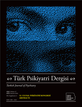 2 Türk Psikiyatri Dergisi 2 Turkish Journal of Psychiatry