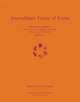 Invertebrate Fauna of Korea of Fauna Invertebrate