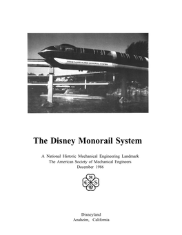 The Disney Monorail System