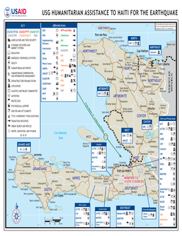 USAID/OFDA Haiti Earthquake Program Map 3/16/2010