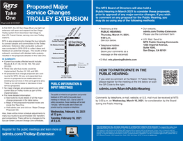 TROLLEY EXTENSION May Do So Using Any of the Following Methods: Post Until 3/12/2021