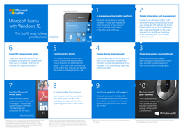 104901-025 MSG Lumia Top 10