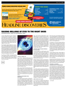 Headline Discoveries Making Science Matter®