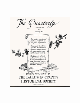 Table of Contents the Quakers of East Fairhope ������������������������������������������ 3