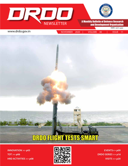 DRDO Newsletter November 2020