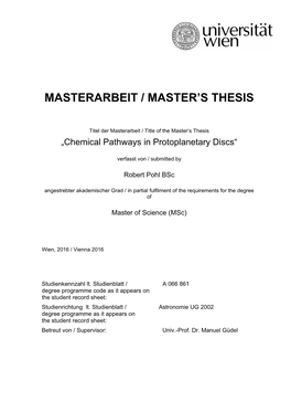 Masterarbeit / Master's Thesis