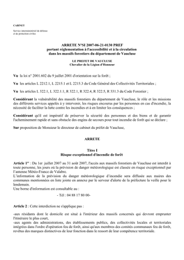 Cabinet Du Prefet