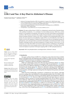 GSK-3 and Tau: a Key Duet in Alzheimer's Disease