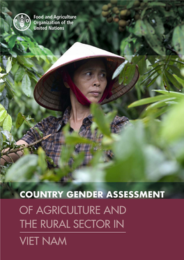 Country Gender Assessment of Agriculture and the Rural Sector in Viet Nam