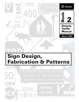 Book 2 • Sign Design, Fabrication and Patterns