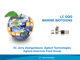 Lc Qqq Marine Biotoxins