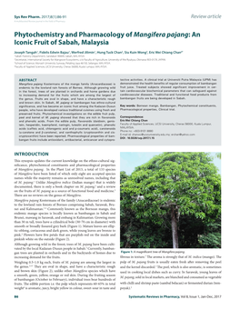 Phytochemistry and Pharmacology of Mangifera Pajang: an Iconic Fruit of Sabah, Malaysia