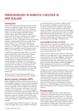 Parapoxviruses in Domestic Livestock in New Zealand