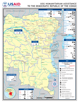 Usg Humanitarian Assistance to the Democratic Republic of the Congo