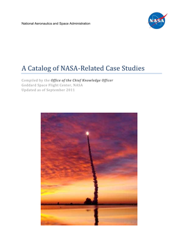 NASA Case Study Catalog