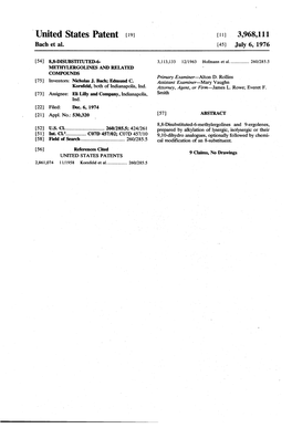 United States Patent (19) [11] 3,968,111 Bach Et Al