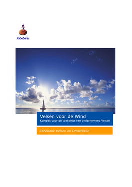 Velsen Voor De Wind Kompas Voor De Toekomst Van Ondernemend Velsen