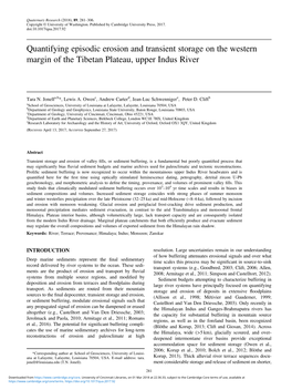 Figure 3. Terrace Sections