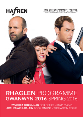 Rhaglen Programme