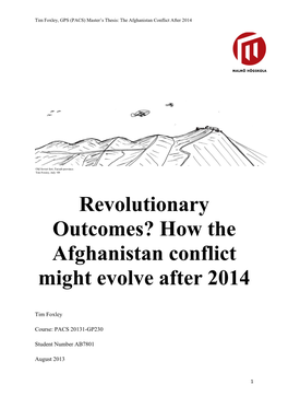 How the Afghanistan Conflict Might Evolve After 2014