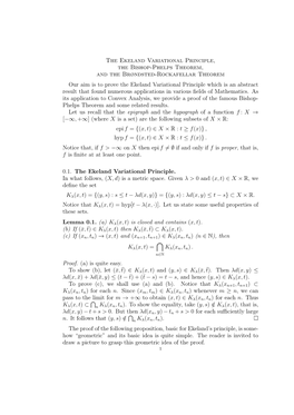 The Ekeland Variational Principle, the Bishop-Phelps Theorem, and The