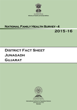 District Fact Sheet Junagadh Gujarat