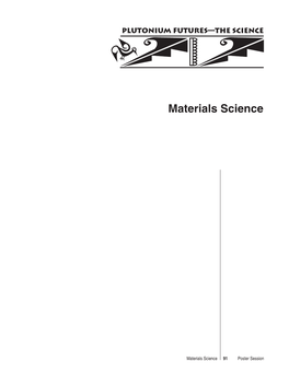 Materials Science