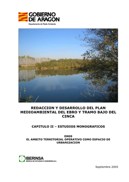 Plan Medioambiental Del Ebro. Tomo 9