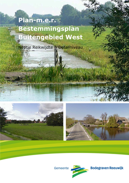 Plan-M.E.R. Bestemmingsplan Buitengebied West