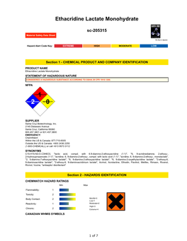 Ethacridine Lactate Monohydrate