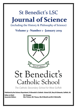 Journal of Science (Including the History & Philosophy of Science)