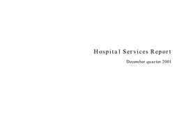 Hospital Services Report