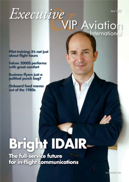 Bright IDAIR the Full-Service Future for In-ﬂ Ight Communications