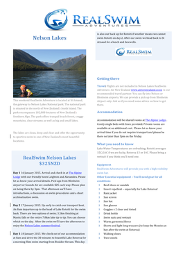 Nelson Lakes Swim Rotoiti on Day 2