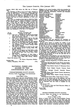 959 National Parks and Access to the Countryside Act, '1949