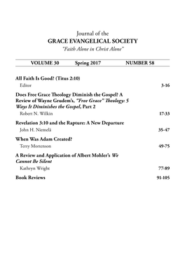 Journal of the GES – Spring 2017
