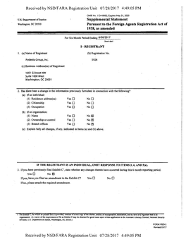 Received by NSD/FARA Registration Unit 07/28/2017 4:49:05 PM
