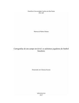 Os Anônimos Jogadores Do Futebol Brasileiro