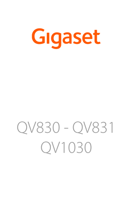 Gigaset QV830-QV831-QV1030