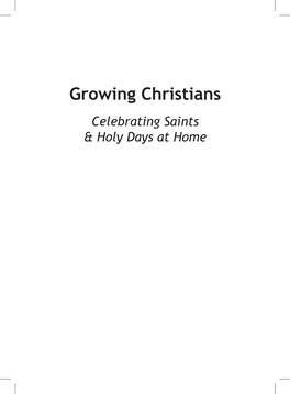 Growing Christians