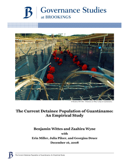 The Current Detainee Population of Guantánamo: an Empirical Study
