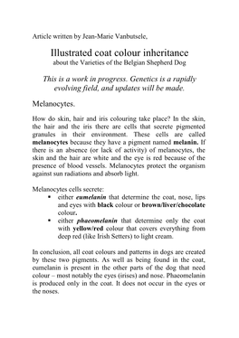 2015Coat Colour Inheritance