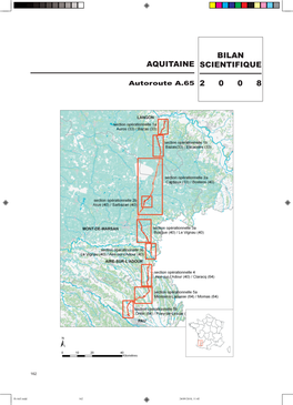 Bilan Scientifique 2 0 0 8 Aquitaine