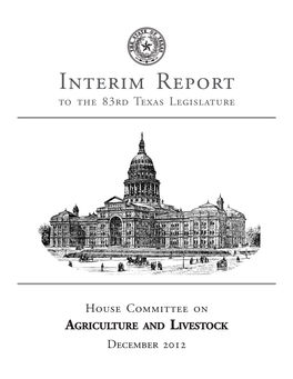 House-Committee-On-Agriculture-And-Livestock-Interim-Report-2012.Pdf