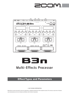 Effect Types and Parameters