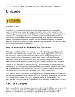 Unicode Unicode