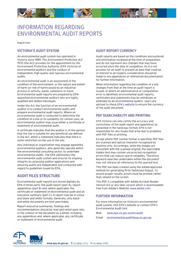 Maddingley Brown Coal Landfill, Annual Environmental Audit Report 2013 East Maddingley Road, Bacchus Marsh, Victoria