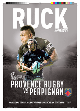 Ruck Perpignan 80.Indd 1 27/08/2019 19:33